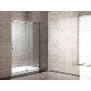 Ove Decors 32 in. x 60 in. x 80 in. Shower Enclosure in Stainless with Clear Glass OWS 106