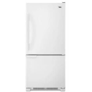 Amana 30 in. W 18.5 cu. ft. Bottom Freezer Refrigerator in White ABB1921BRW
