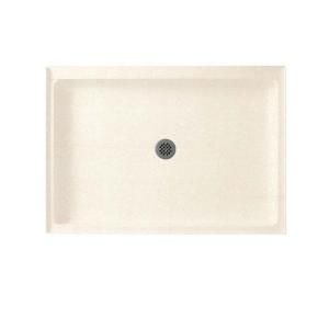 Swanstone 34 in. x 48 in. Solid Surface Single Threshold Shower Floor in Pebble SF03448MD.072