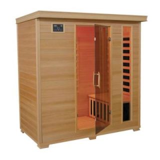 TheraPureSpa 4 Person Carbon Heater Far Infrared Sauna ESF402HCB