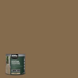 BEHR Premium 8 oz. #SC147 Castle Gray Weatherproofing Solid Color Wood Stain Sample 501316
