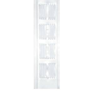 Construction Metals Inc. 96 in. Aluminum Vented Eave Soffit White CEV8WH 