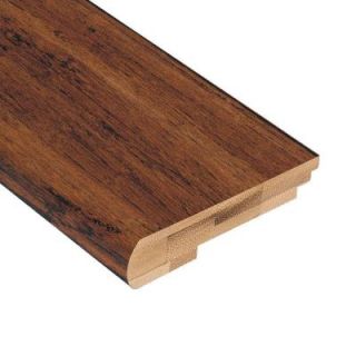 Home Legend Strand Woven Spice 1/2 in. Thick x 3 3/8 in. Wide x 78 in. Length Bamboo Stair Nose Molding HL214SN