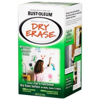 Rust Oleum Specialty 27 oz. Gloss White Dry Erase Kit 241140