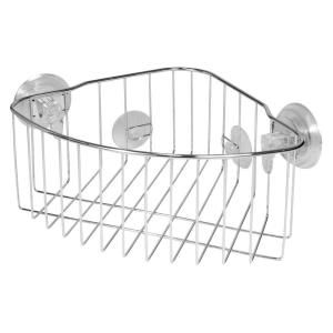 PowerLock Reo Corner Shower Basket in Stainless Steel 41820