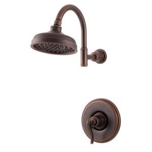 Pfister Ashfield 1 Handle Shower Faucet Trim Kit in Rustic Bronze (Valve Not Included) R89 7YPU