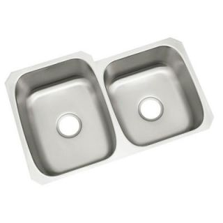 McAllister Unequal Double basin 31.75x20.75x8.31 Kitchen Sink in Stainless Steel 11409 NA