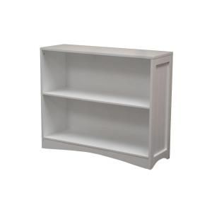RiverRidge Kids Horizontal 2 Shelf Bookcase in White 02 022