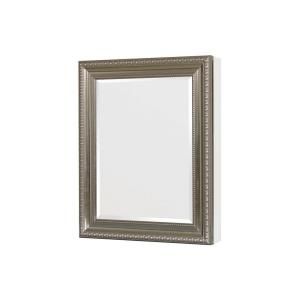 Pegasus 24 in. x 30 in. Recessed or Surface Mount Mirrored Medicine Cabinet in Satin Nickel SP4606