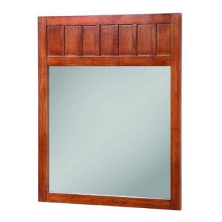 Foremost Knoxville 28 in. W x 34 in. H Wall Mirror in Nutmeg KNCM2834