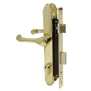 Unique Home Designs Brass Slimline Mortise Lockset IDA4300003003