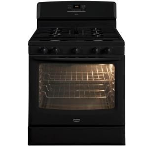 Maytag AquaLift 5.8 cu. ft. Gas Range with Self Cleaning Oven in Black MGR8674AB