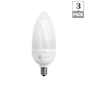EcoSmart 40W Equivalent Soft White (2700K) Deco CFL Light Bulb (3 Pack) ES5D8073