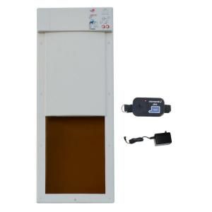High Tech Pet Power Pet Large Electronic Fully Automatic Dog and Cat Electric Pet Door for Pets Up to 100 lb. PX 2