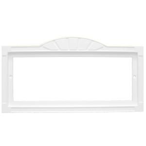 3 in. x 6 in. White Contemporary Frame Number 5 13653