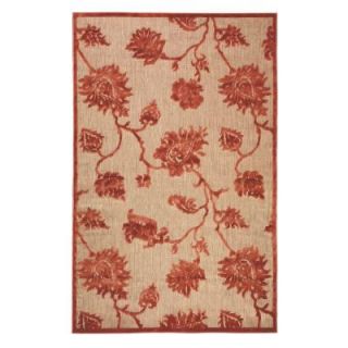 Home Decorators Collection Trellis Rust 3 ft. 9 in. x 5 ft. 8 in. Area Rug DISCONTINUED 0543500180