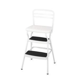 Cosco 225 lb. White Not Rated Chair/Step Stool 11130WHTE