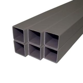 Veranda 1 1/2 in. x 1 1/2 in. x 33 1/2 in. Slate PVC Composite Baluster Kit (6 Pack) DISCONTINUED BAL SQ 33.5 SL 6PK V