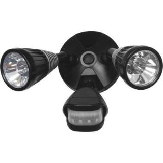 GE Outdoor Black LED Motion Sensing Spot Light 45254