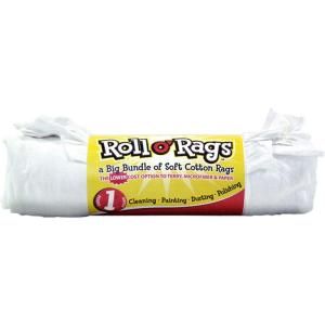 Intex 1 lb. Roll of White Knit Rags 6300 01