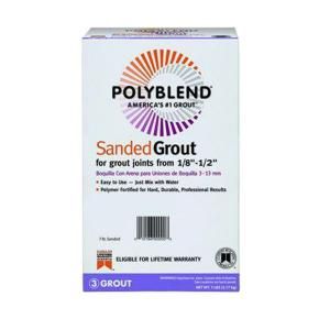 Custom Building Products Polyblend #11 Snow White 7 lb. Sanded Grout PBG117