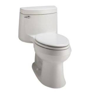 KOHLER Cimarron Comfort Height 1 Piece 1.6 GPF Elongated Toilet in Honed White DISCONTINUED K 3489 HW1