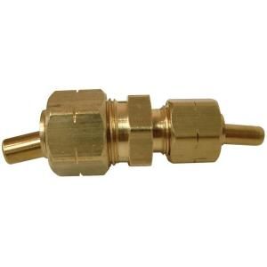 Watts 3/8 in. x 1/4 in. Lead Free Brass Compression x Compression Union with Insert LF A109