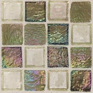 Daltile Egyptian Glass Topaz Melange 12 in. x 12 in. x 6 mm Glass Face Mounted Mosaic Wall Tile EG3511PM1P
