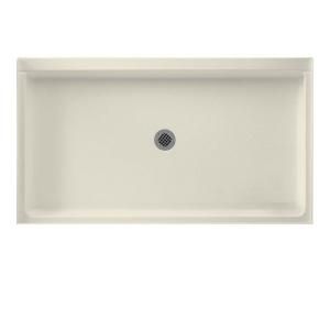 Swanstone 34 in. x 60 in. Solid Surface Single Threshold Shower Floor in Bone SF03460MD.037