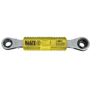 Klein Tools Linemans Insulating 4 in 1 Box Wrench KT223X4 INS