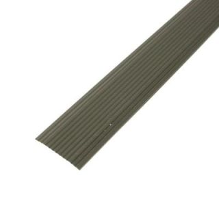 MD Building Products Cinch 1.25 in. x 36 in. Satin Nickel Fluted Seam Cover Transition Strip 43314