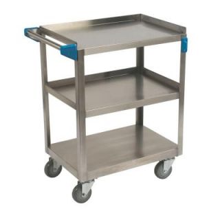 Carlisle 300# Stainless Steel 3 Shelf Utility Cart UC3031524