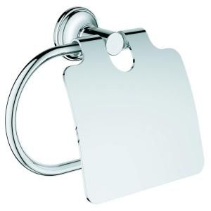 GROHE Essentials Authentic Toilet Paper Holder in StarLight Chrome 40657000