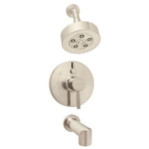 Speakman Neo Pressure Balance Valve and Trim in Shower Combination and Tub Spout in Brushed Nickel SM 1430 P BN