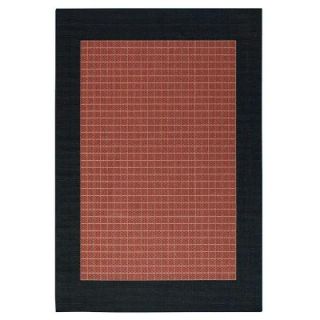 Home Decorators Collection Checkered Field Terra Cotta 8 ft. 6 in. x 13 ft. Area Rug 2881580860