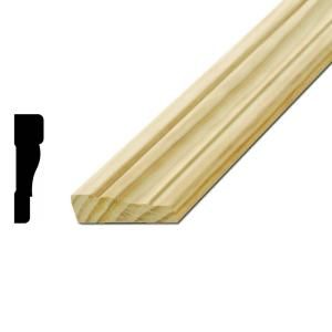 American Wood Moulding WM351 11/16 in. x 2 1/2 in. x 7 ft. Solid Pine Pre Mitered Casing Moulding Set 351 PMSX3