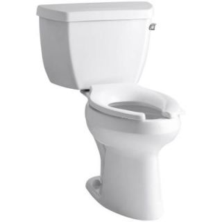 KOHLER Highline Classic Comfort Height 2 Piece 1.6 GPF Elongated Toilet in White K 3493 TR 0