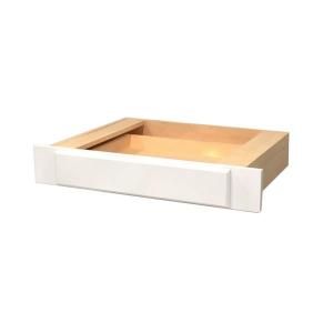 Home Decorators Collection Assembled 30x5x21 in. Desk Knee Drawer in Newport Pacific White DKD30 NPW