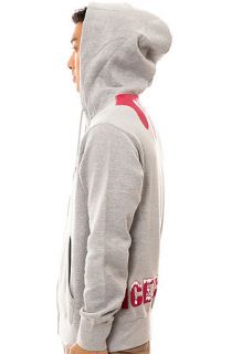 Ice Cream The Hood Drip Zip Up Hoody in Heather Gray