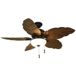 Home Decorators Collection Palm Cove 52 in. Natural Iron Ceiling Fan 51422