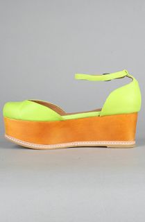 Jeffrey Campbell The Sue Bee Shoe in Neon Green