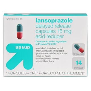up&up Lansoprazole Delayed Release Acid Relief Tablets 15 mg   15 Count