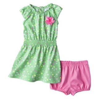 Just One YouMade by Carters Girls Dress and Panty Set   Teal/Pink 24 M