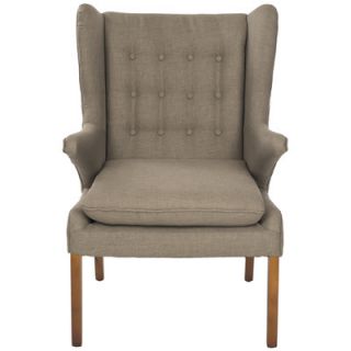 Safavieh Gomer Wing Chair MCR4653A / MCR4653B Color Olive