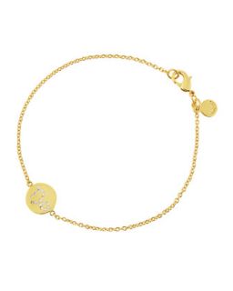 Astrology Shimmer Disc Bracelet, Capricorn