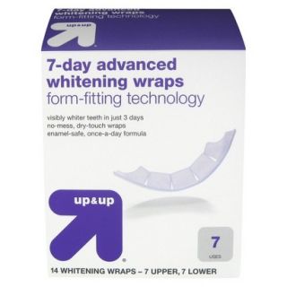 up&up 7 Day Advanced Whitening Wraps   14 Count