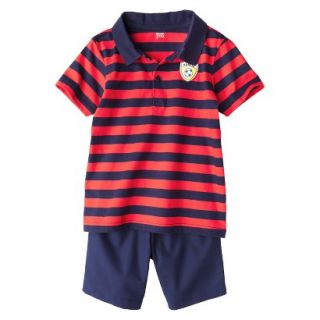 Just One YouMade by Carters Boys 2 Piece Set   Red/Dark Blue 24 M