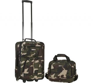 Rockland 2 Piece Luggage Set F102   Camouflage Luggage Sets