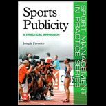 Sports Publicity  A Practical Approach