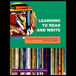 Learning to Read and Write  Developmentally Appropriate Practices For Young Children